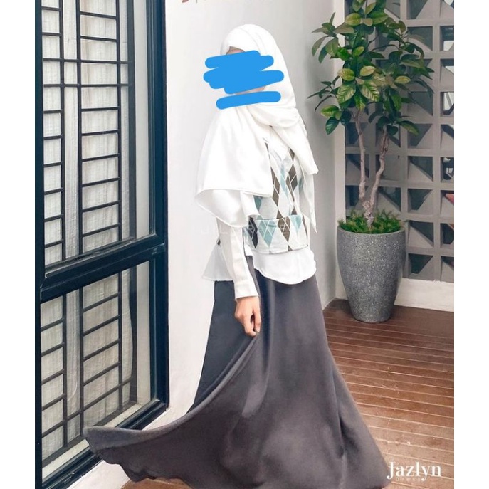 JILBRAVE OFFICIAL JAZLYN DRESS STONE GREEN ukuran S