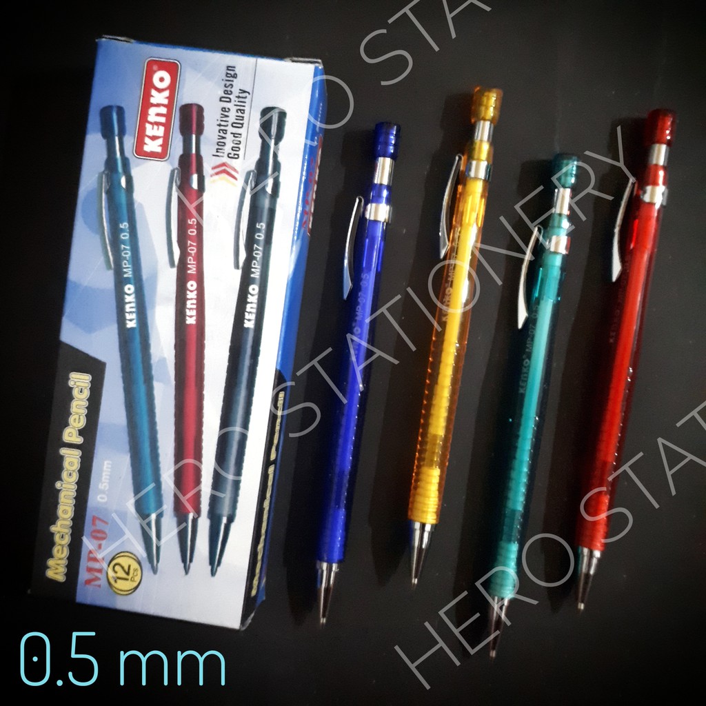 

Pensil mekanik kenko 0.5 mm MP-07 . 12 unit