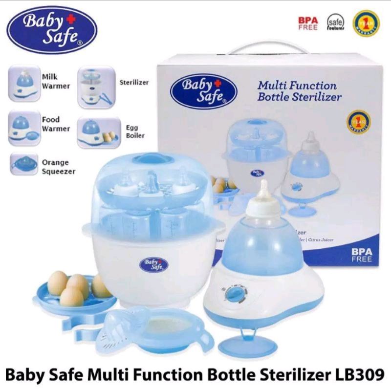 Babysafe multi function bottle sterilizer LB309/Mesin steril botle