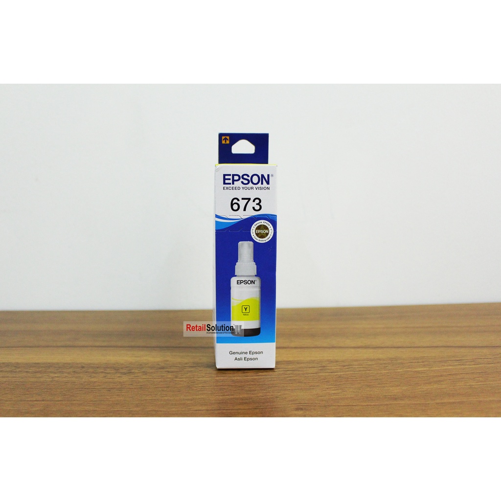 Tinta Epson 673 Yellow Original - Tinta Epson L805 L800 L850 L1800