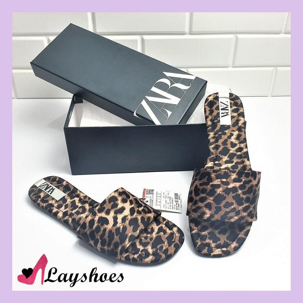 zara leopard print sandals