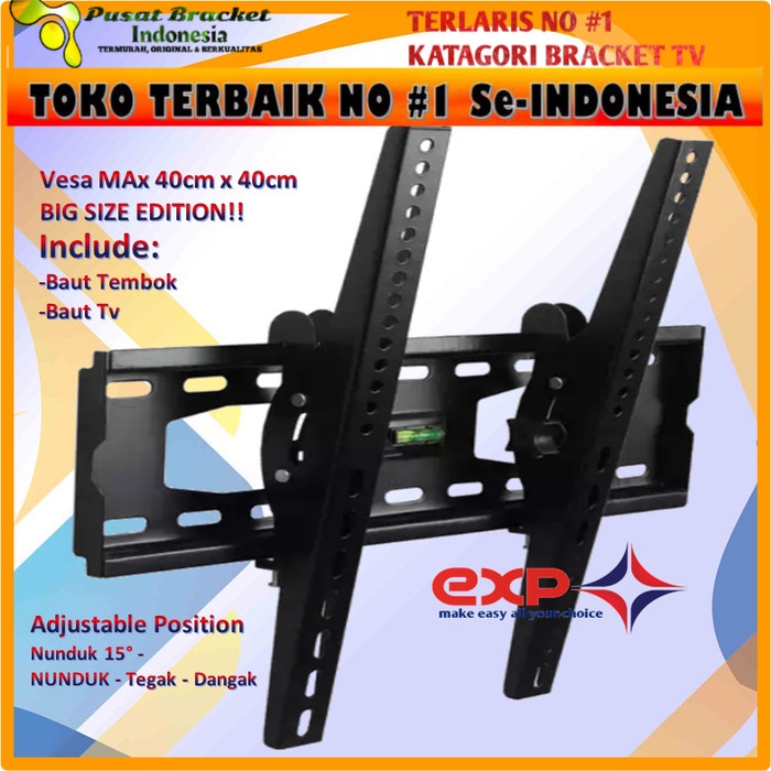 Bracket TV KHUSUS XIAOMI 42&quot; s/d 55&quot; waterpass GARANSI 100% COCOK!