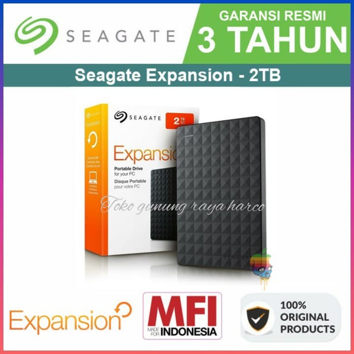 Hardisk seaget expantion external 2 tera