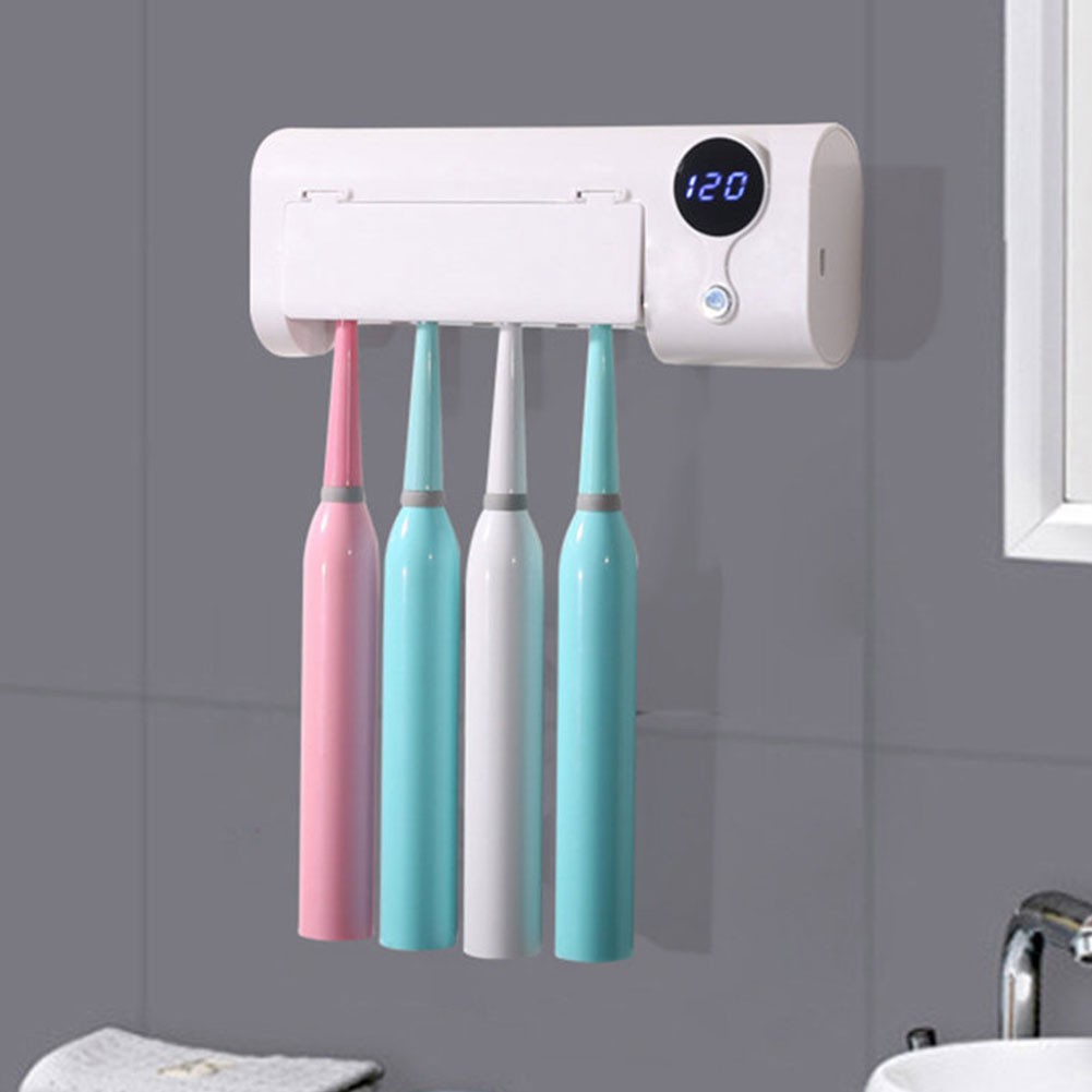 Tempat Sikat Gigi Steril / Rak Sikat Gigi Steril / UV Wall Mounted Toothbrush Holder Sterilizer