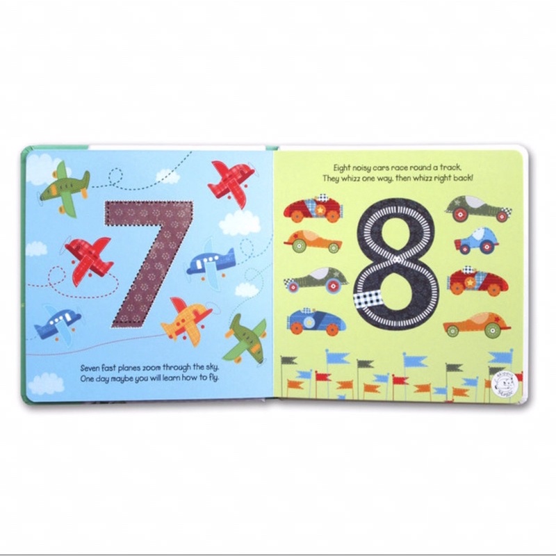 Little Hippo AR books: Let’s Learn counting 123 Augmented reality import book boardbook