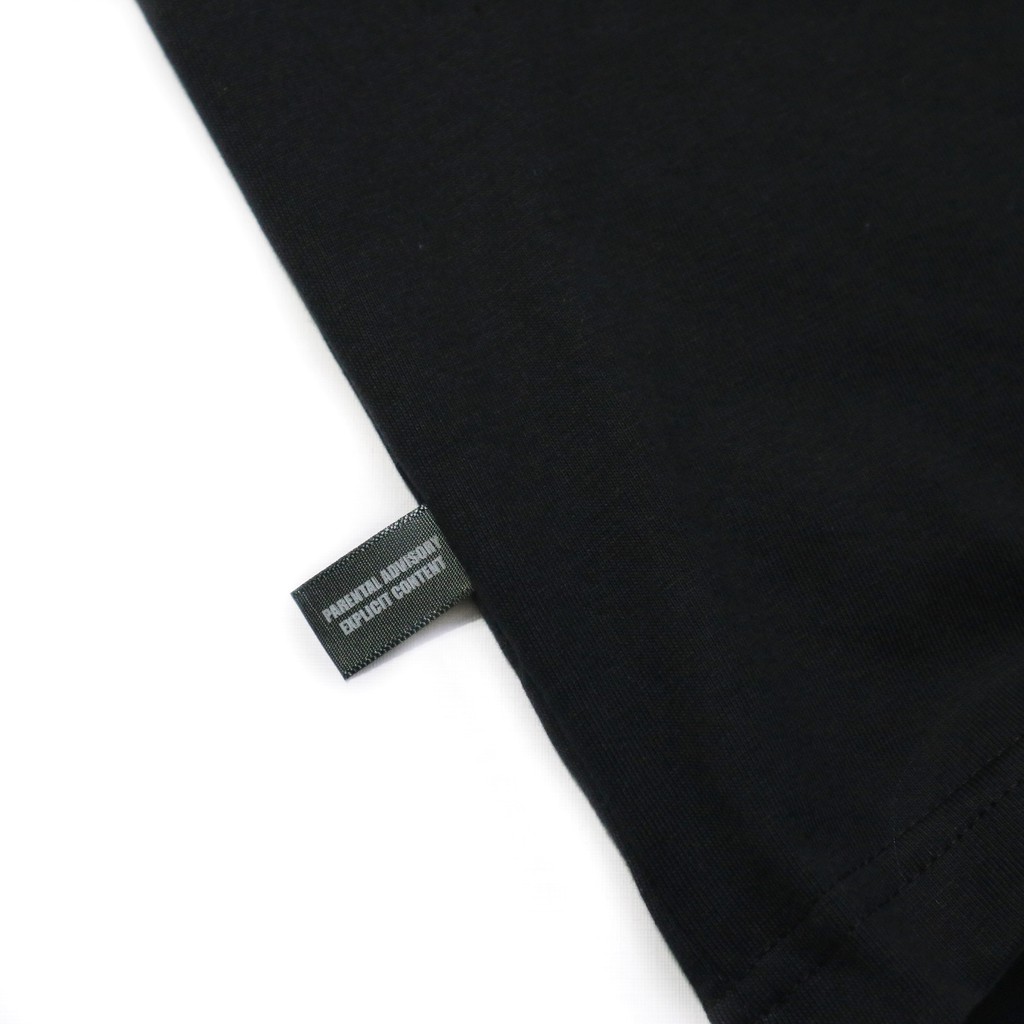 YESZY.MFG Tshirt Black Cyber F. White