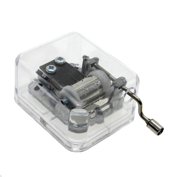 MUSIK-KOTAK- KOTAK MUSIK KLASIK TRANSPARAN - TRANSPARENT -KOTAK-MUSIK.