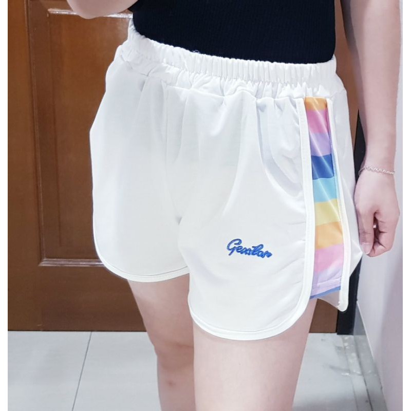 3410 running rainbow short pants