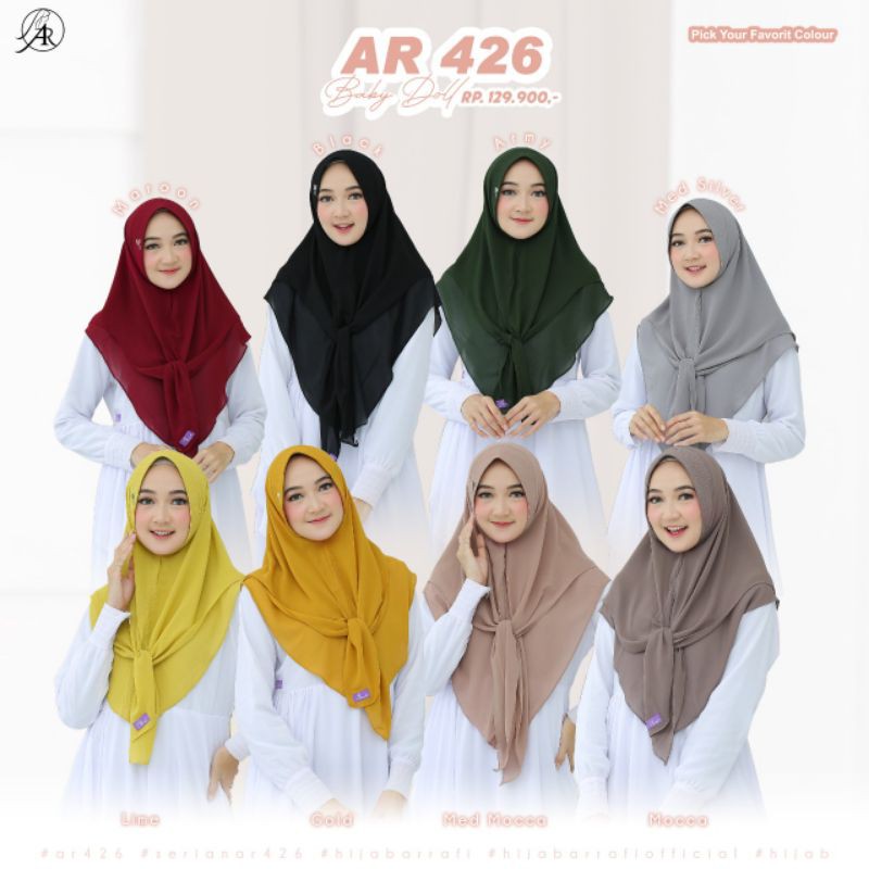 TERLARIS √ Ar 426 hijab instan by hijab ar rafi original hijab instan - INAYAHHIJAB-5