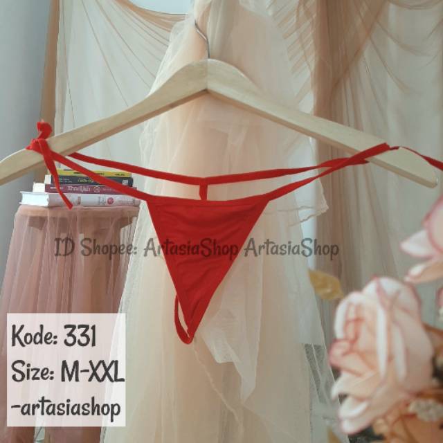 Gstring Jumbo Original XL-XXXL Gstring Bigsize Hitam Merah Putih Biru Gstring jumbo UkuranBesar 331