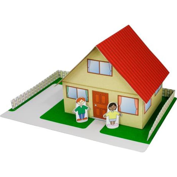 Jual DIY Papercraft Craftown Rumah Indonesia|Shopee Indonesia