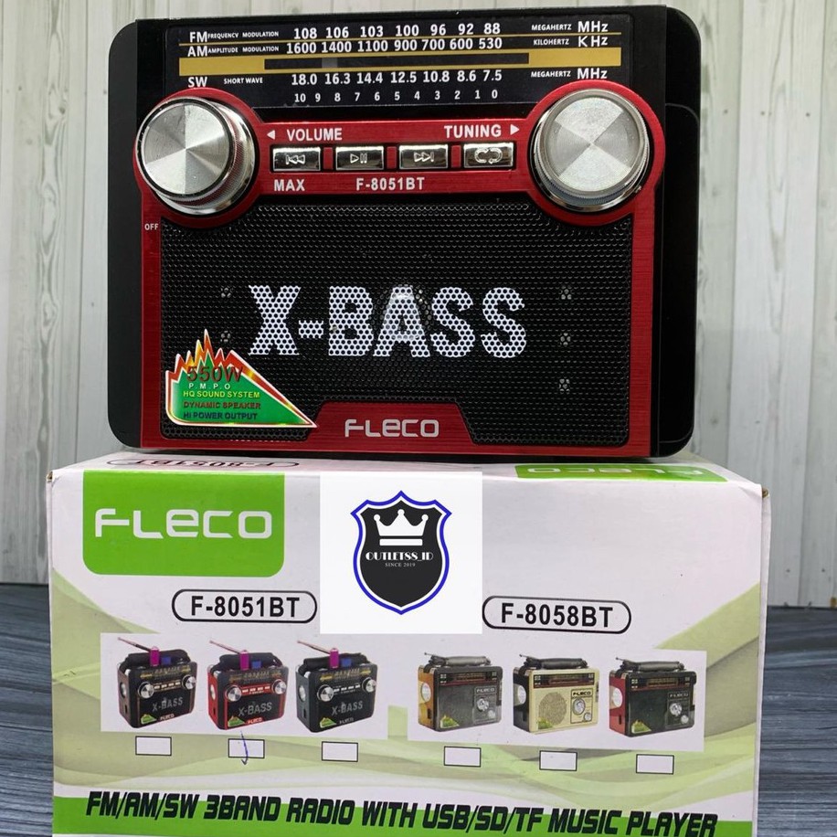 Radio Jadul Fleco F8051 BT