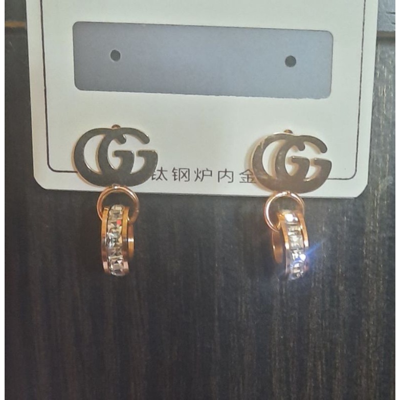 Anting Titanium Asli Model GC/Terbaru