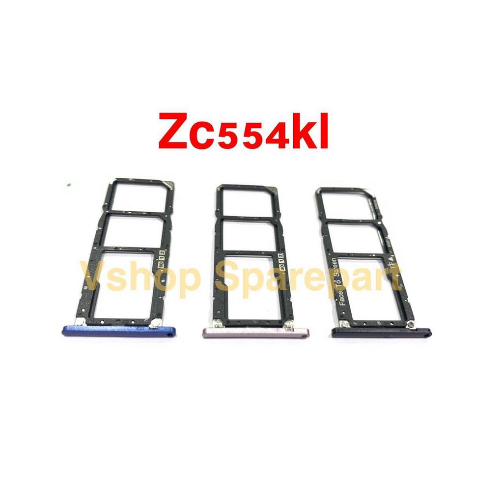 Tempat Dudukan Simcard Simtray Sim Tray Card Lock Asus Zenfone 4 Max Pro 5.5 Inch ZC554KL