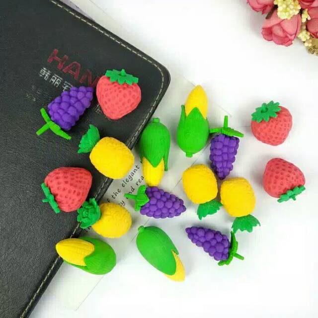 

Penghapus pensil motif makanan