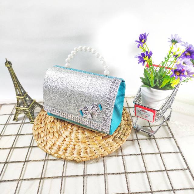 Aizolshop tas pesta HANI  clutch pesta tas kondangan ukuran 18×7×13 cm tas wanita murah