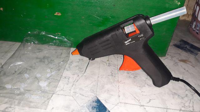 Alat Tembak Lem Lilin / Glue Gun Besar Dextone 60 Watt