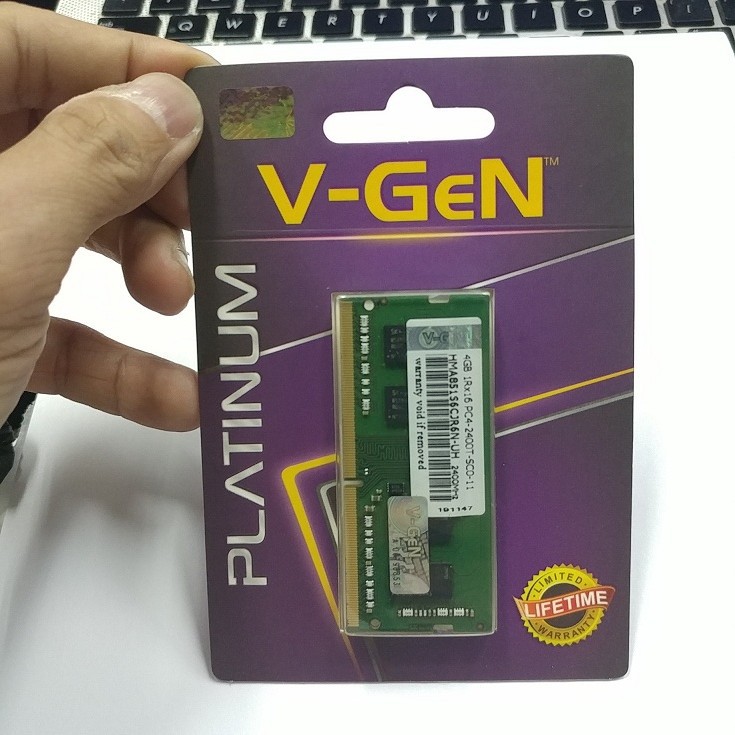 SoDimm Vgen V-gen Platinum 4GB DDR4 2400 resmi