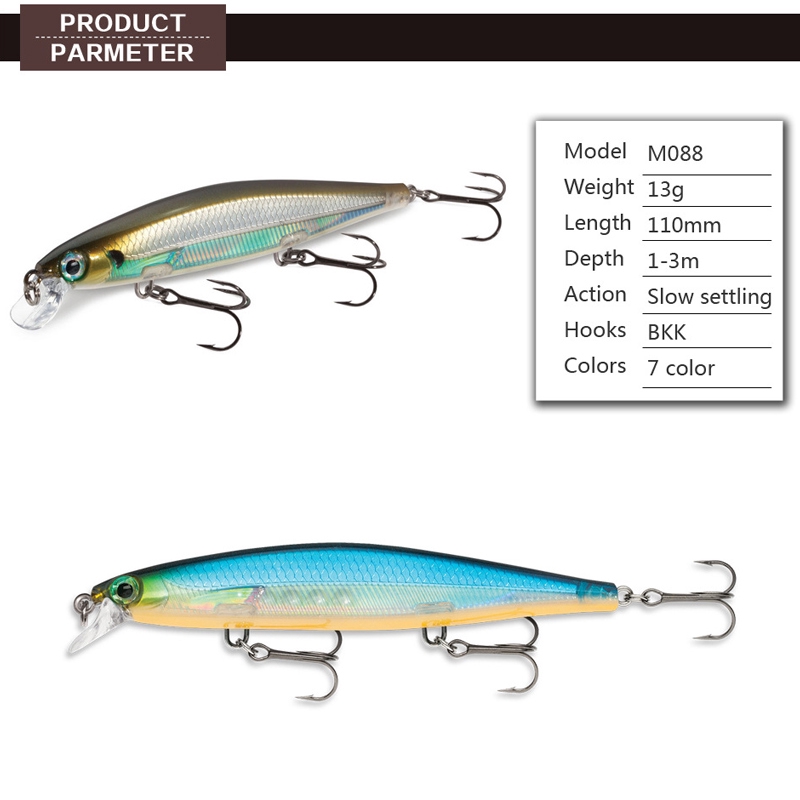 Fishing Lure Hard Bait 11cm13g Ikan Kecil Crank umpan Wobblers Bass Carp Lures Berenang umpan