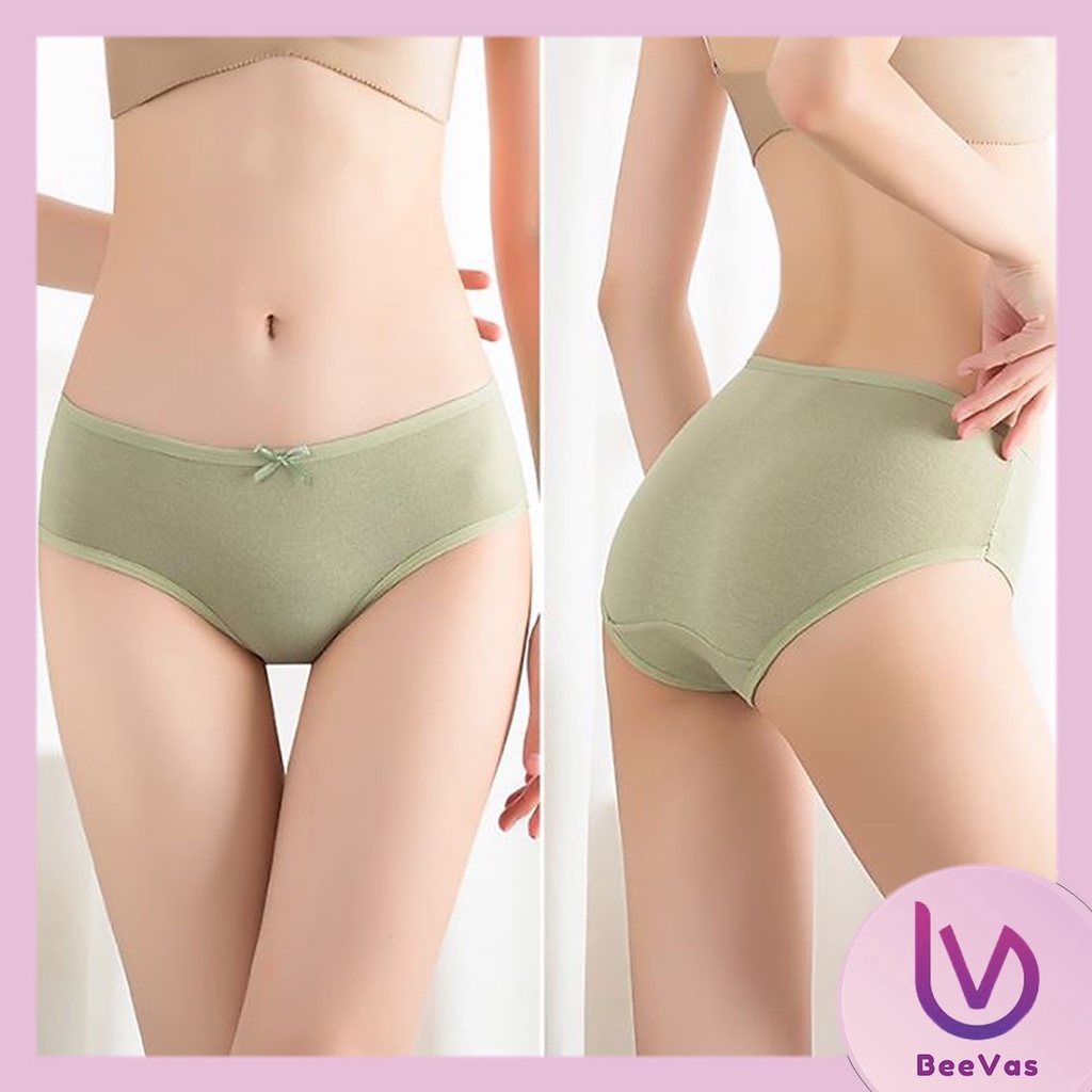 BV.ID CD538 CELANA DALAM WANITA KATUN PITA POLOS PAKAIAN DALAM KOLOR CD WANITA SEXY UNDERWEAR CEWEK