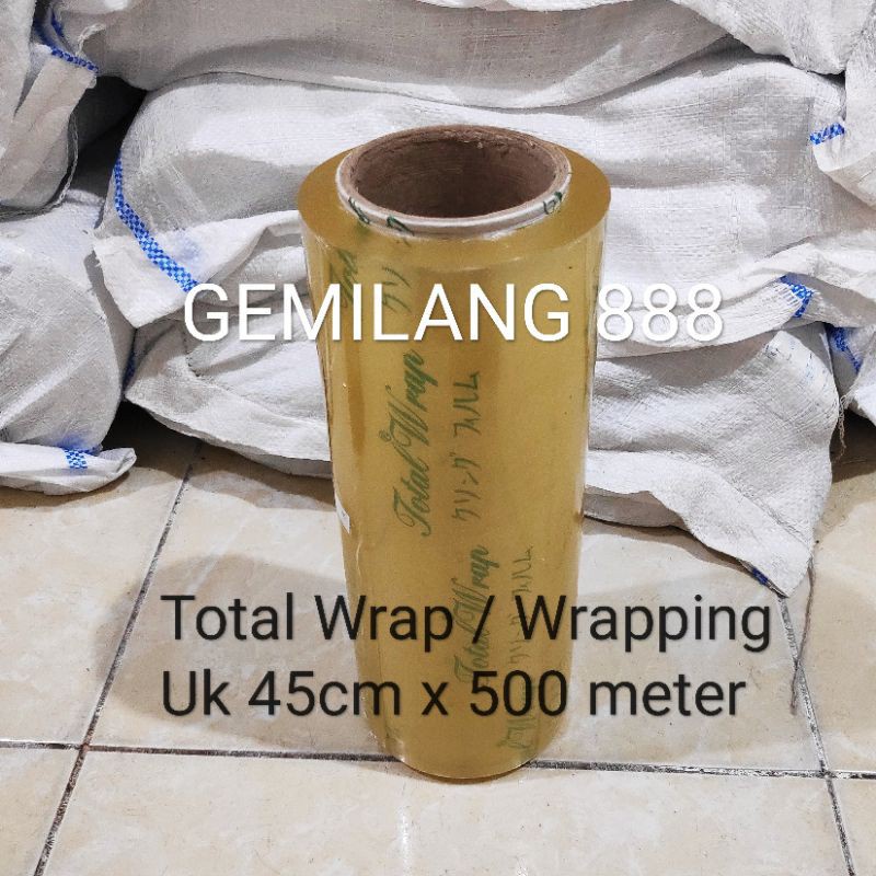 Plastik Wrapping Uk 45cm x 500 meter, Total Wrap jumbo, Plastik wrap