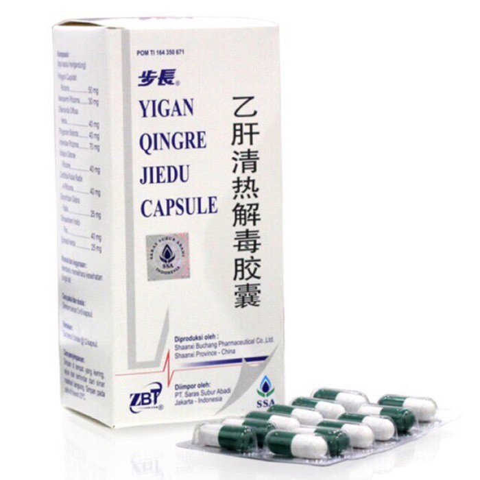 Buchang yigan qingre jiedu capsule obat fungsi hati PROMO