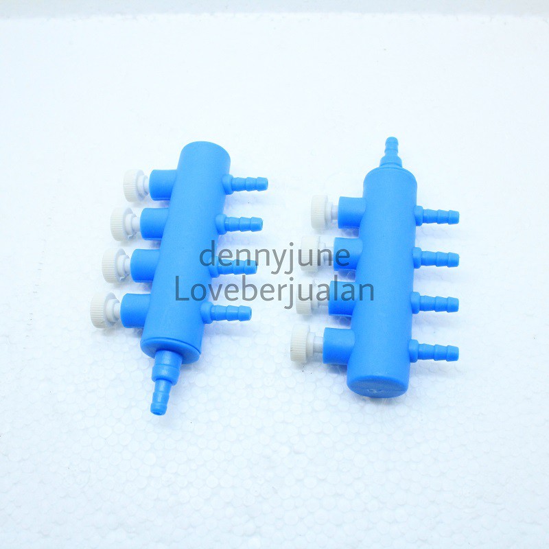 Kran Angin Biru Aerator 4 Lubang