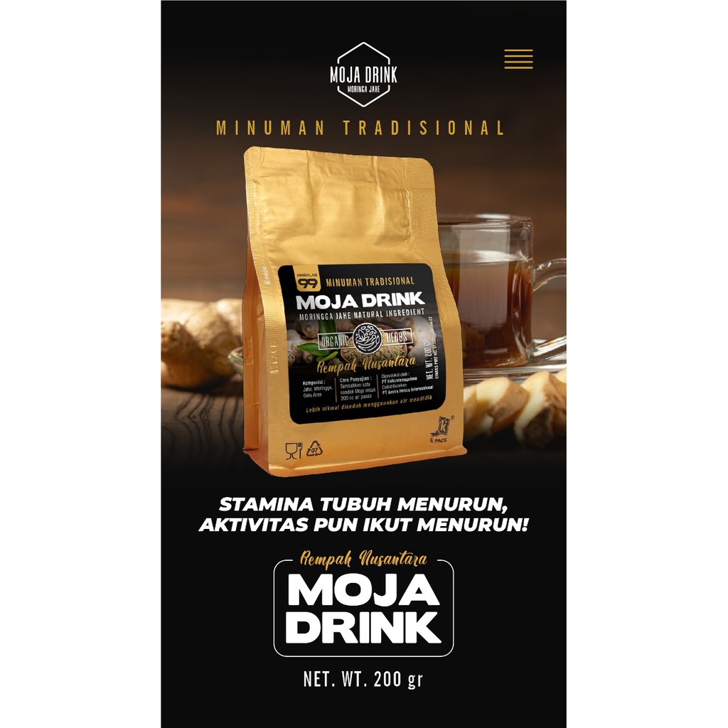 

3pack Moringga Jahe - untuk Daya tahan tubuh / imunitas, minuman natural nikmat yang kaya vitamin