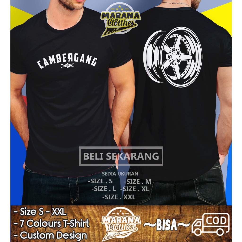 Kaos Baju Velg Cambergang Kaos Otomotif
