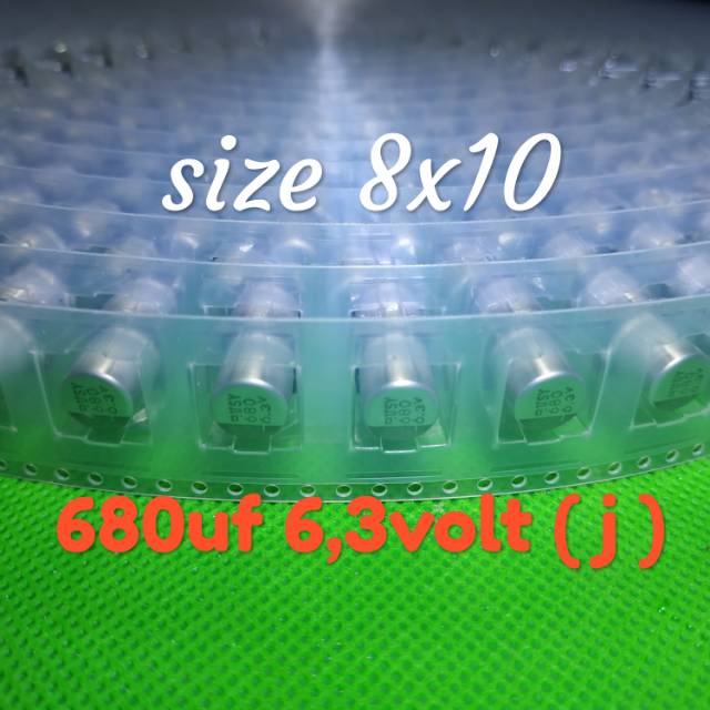 Solid kapasitor capasitor elko elco SMD 680uf 6,3v 680 uf 6,3volt High quality product