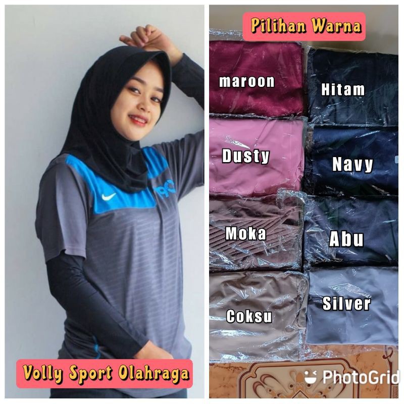 HIJAB SPORT | JILBAB OLAHRAGA | KERUDUNG OLAHRAGA | HIJAB VOLI STANDART-3