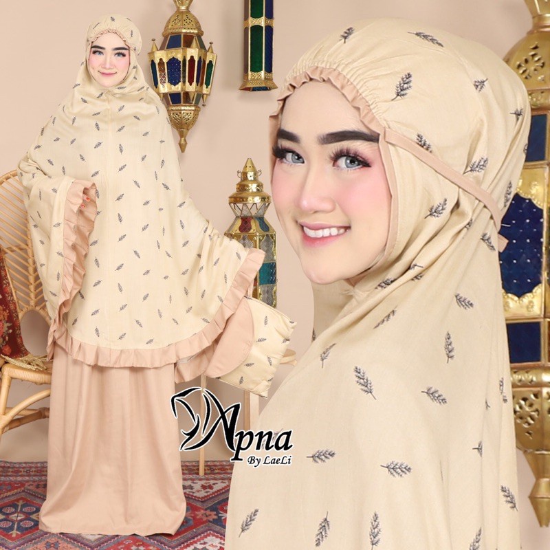 Mukena Dewasa Mewah Elegan 2021 Bahan Rayon Premium Motif Cemara Cocok Untuk Shalat Lebaran