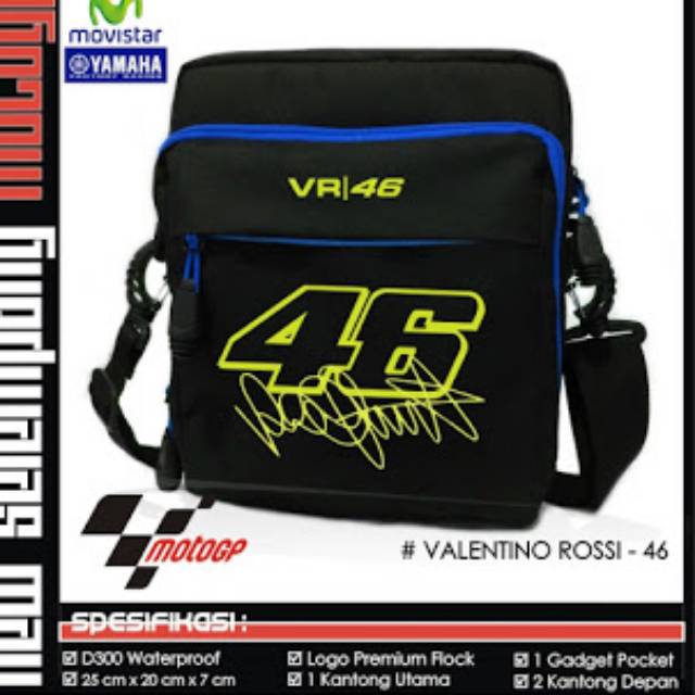 TAS SELEMPANG NEW MOTO GP ROSSI 46