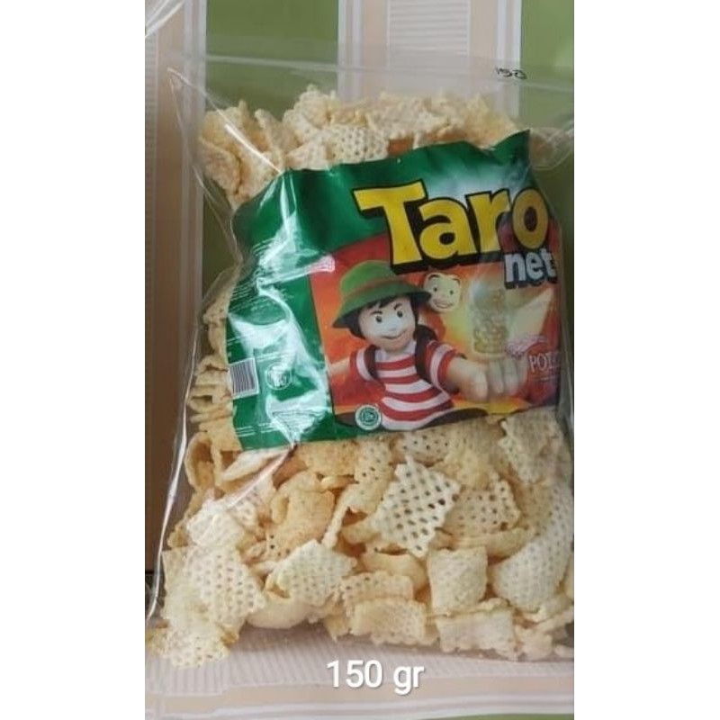 

Chiki Taro Net Potato BBQ 150 gr Cemilan Makanan Ringan Free Bubble Wrap