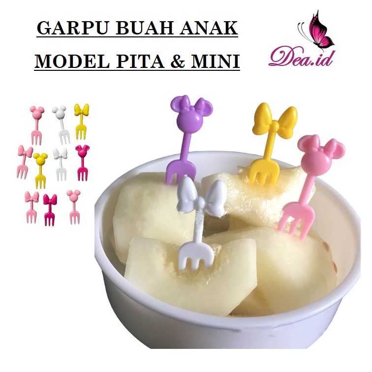 [DEASHOP] GARPU BUAH BERBAGAI KARAKTER / DESSERT FORK ANIMAL / GARPU ANAK / HIASAN BEKAL MAKAN ANAK / TUSUKAN BENTO BUAH ANAK / CHILDREN FRUIT FORK DECORATION DESSERT TOOTHPICKS