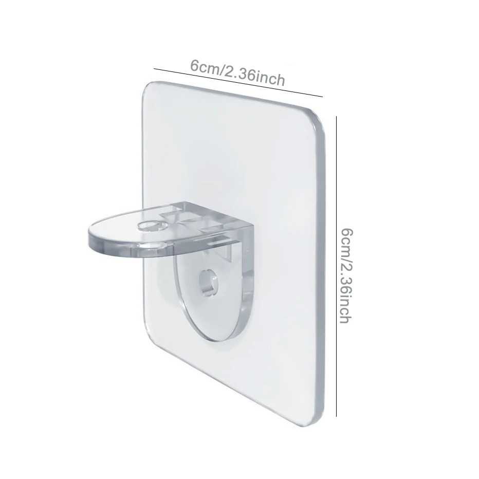 GS8 10 PCS Holder Bracker Siku Penyangga Papan Rak Sekat Lemari Basedidea