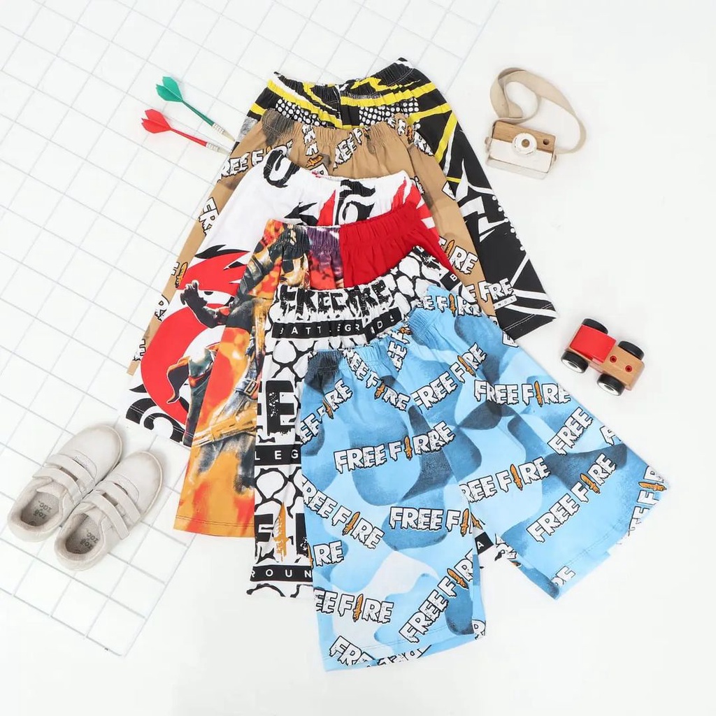 CELANA ANAK LAKI LAKI FREE FIRE 8-16 TAHUN
