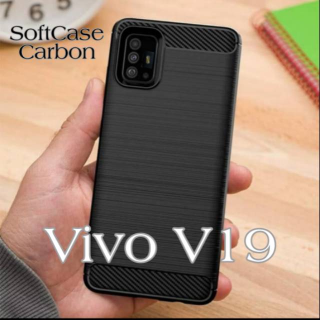Case Vivo V19 Premium Case Carbon Handphone