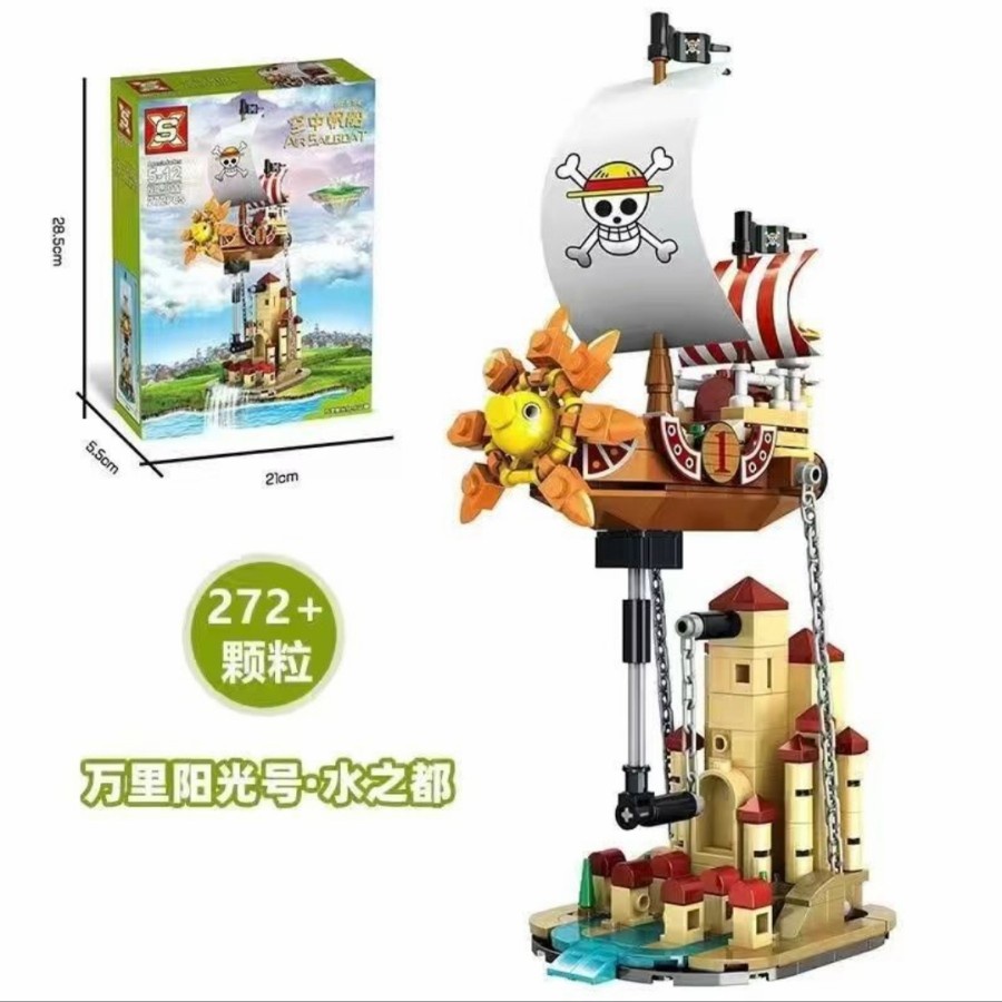 Lego Block Kapal Bajak Laut One Piece Going Merry 4 Model