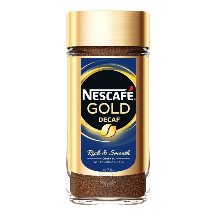 

Nescafe Gold Instant Crafted Coffee Jar Decaf 200g