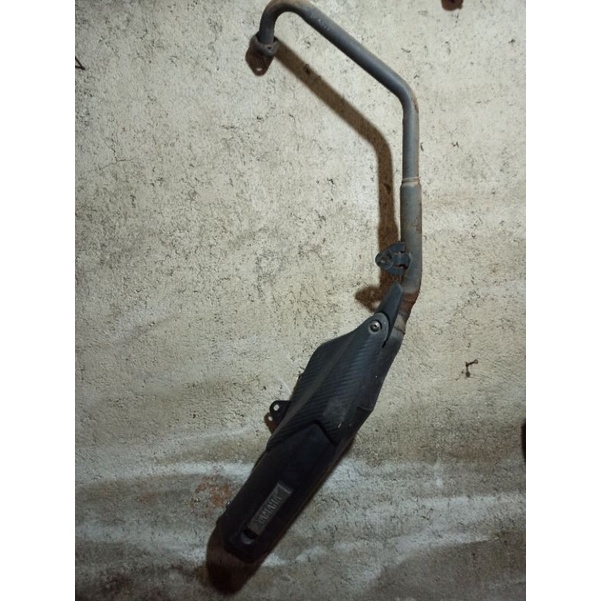 knalpot original yamaha xabre r15 v2