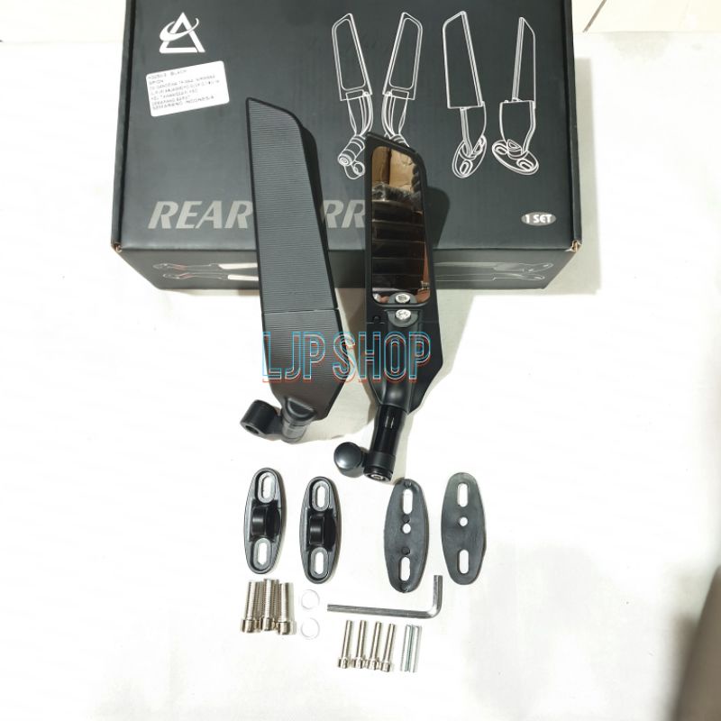 SPION WINGLET STEALTH NEW MODEL MATIC HONDA DAN YAMAHA PLUS FAIRING FULL CNC