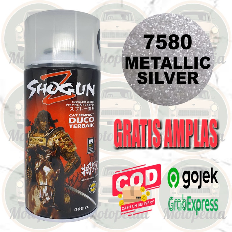 Jual Cat Semprot Pilok Pilox Pylox Shogun Z Metallic Silver Silper