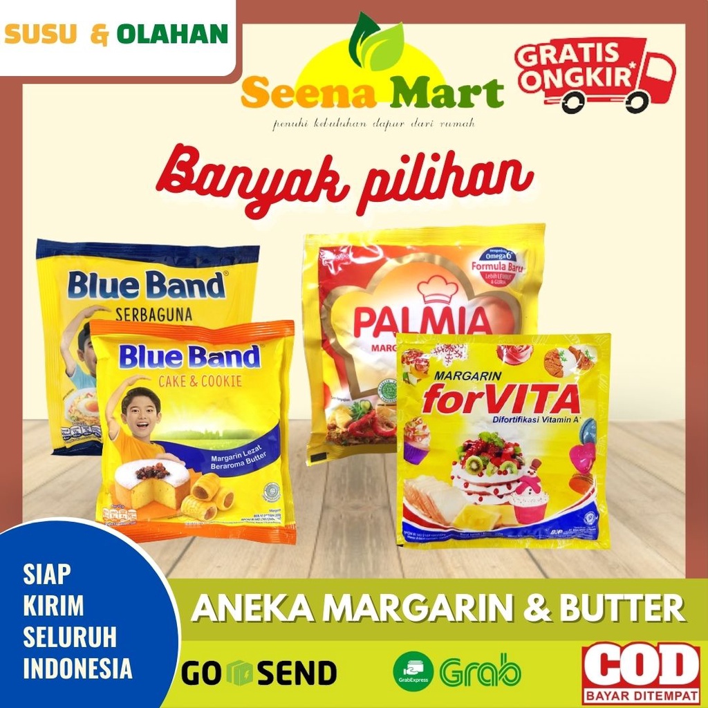 

Blueband Blue Band Margarin Margarine Mentega Butter Forvita Royal Palmia Kebutuhan Kue Masak Bahan Kue Serbaguna Saset Sachet