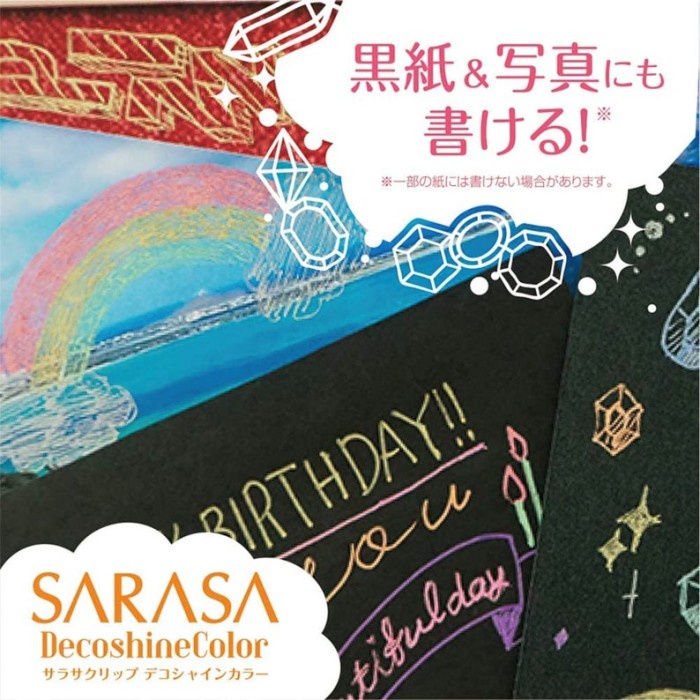 

Sale Zebra Sarasa Deco Shine Metallic Shiny 10 Colors Set Limited Edition Terbatas