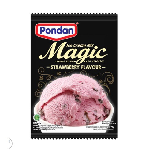 

PONDAN Ice Cream 75 gram Sachet (3 Rasa)