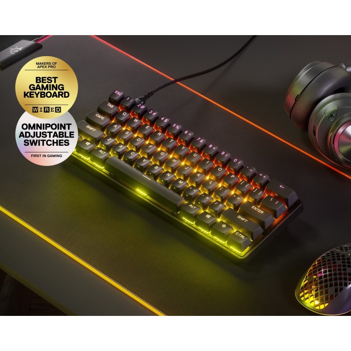 Steelseries Apex Pro Mini - Mechanical Gaming Keyboard