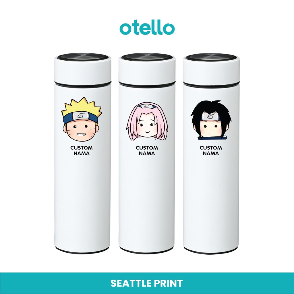 Custom Tumbler Naruto Tokyo Anime Cetak Print Botol Minum Hadiah Anak Thumbler Tamblr