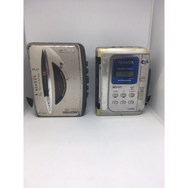 Walkman Jadul Sony WM-FX195 dan Aiwa