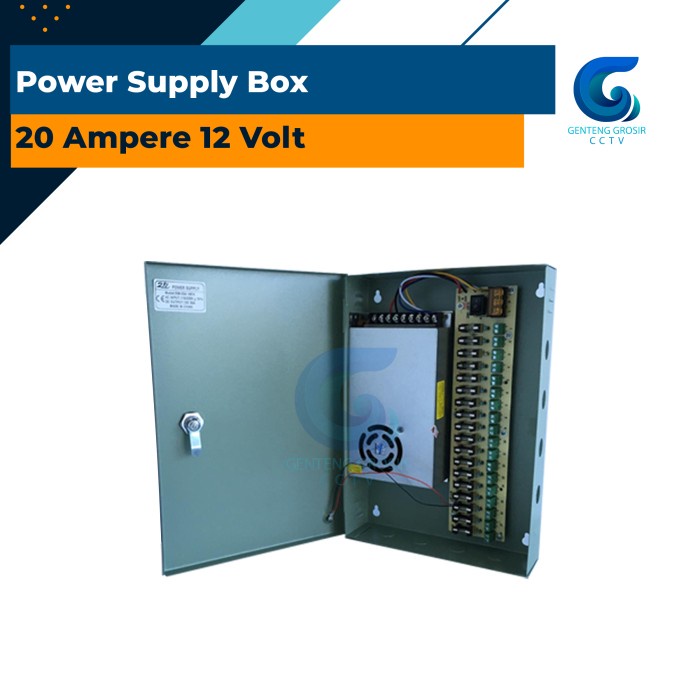 Power Supply Box 20 Ampere 12 Volt